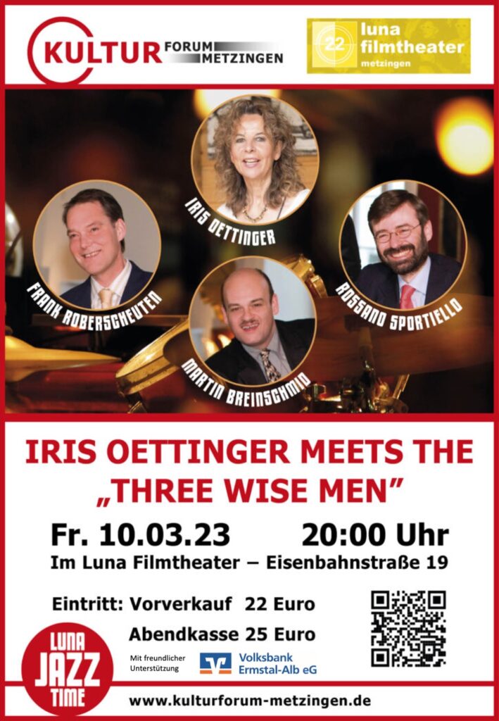 Iris Oettinger meets the "Three Wise Men" @ Luna Filmtheater