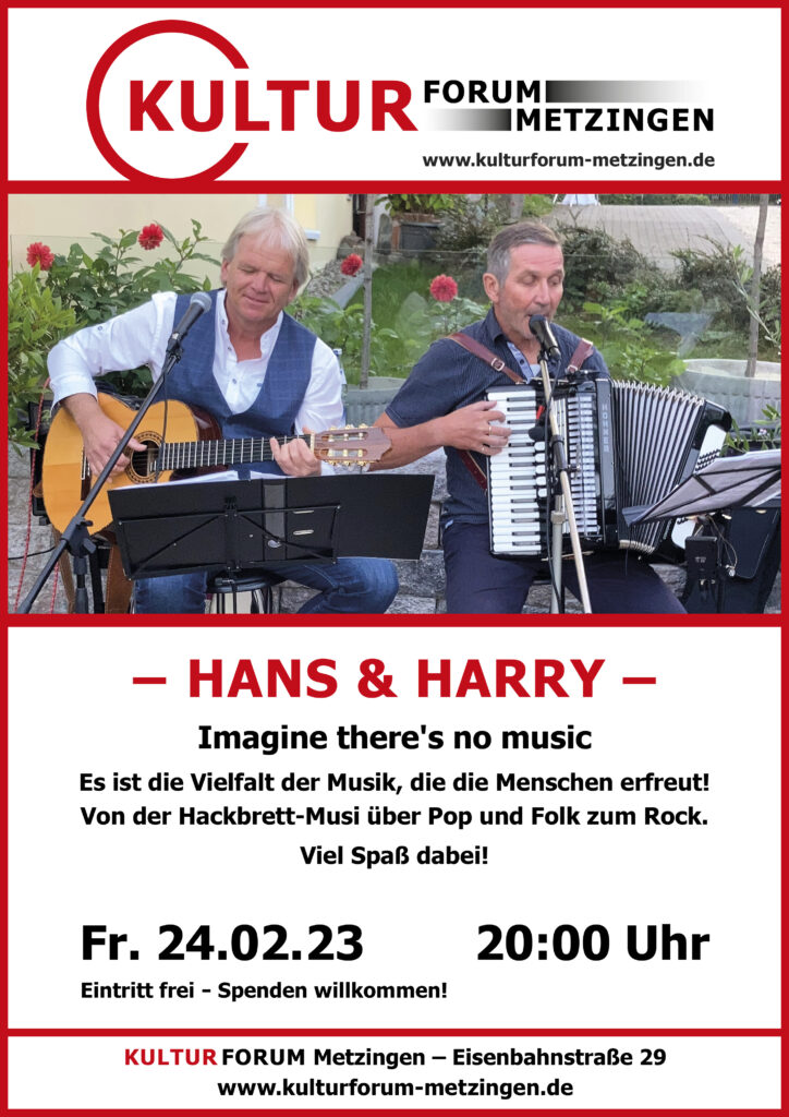 Hans & Harry: Imagine there is no Music...