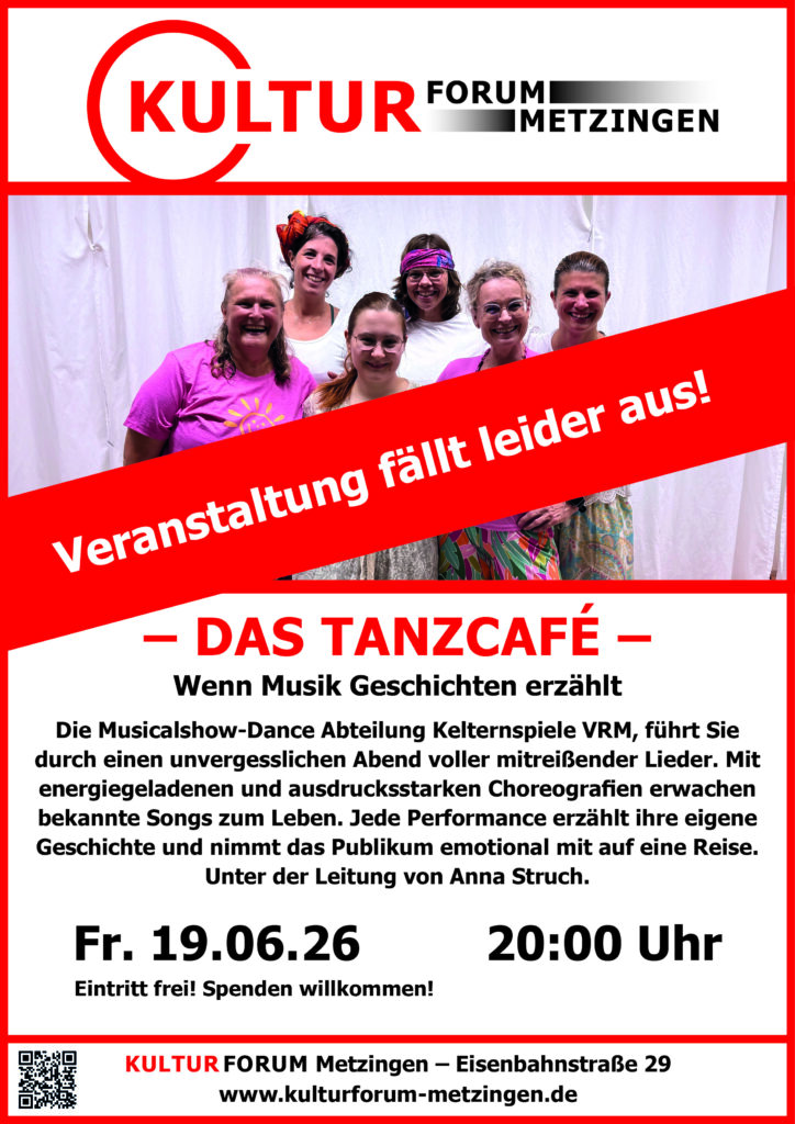 Das Tanzcafé-wenn Musik Geschichten erzählt - FÄLLT AUS