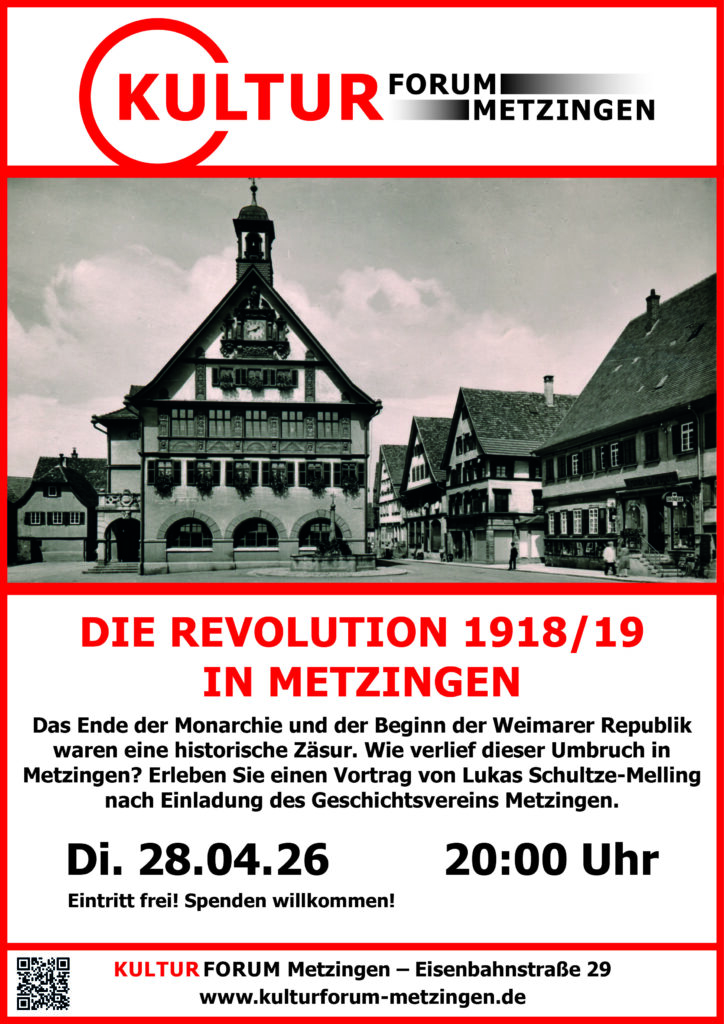 Die Revolution 1918/19 in Metzingen
